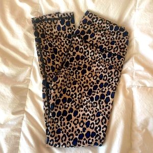 Leopard printLeggings. Worn once, like new